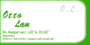 otto lam business card